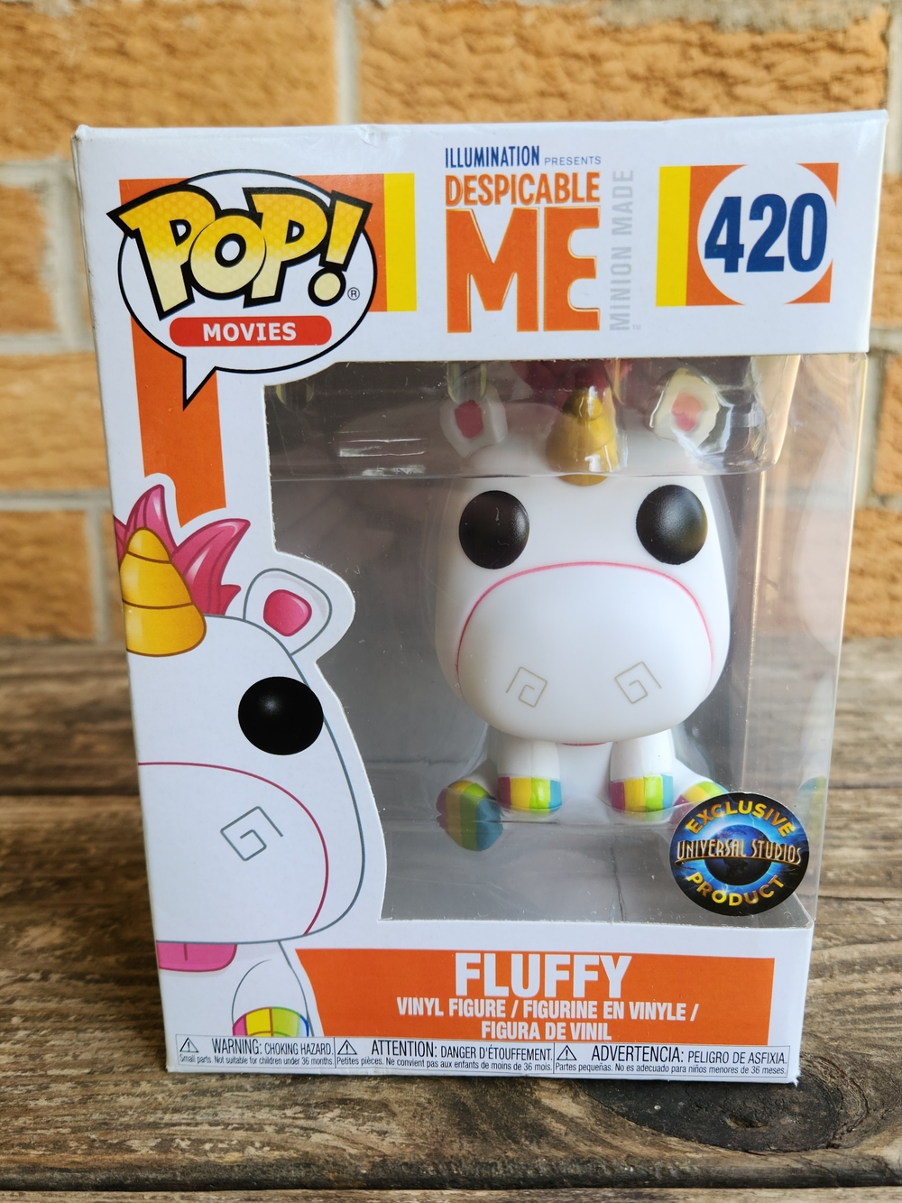 Pop! Movies Fluffy 420 Vinyl Figure Despicable Me New In Box